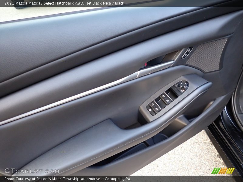 Jet Black Mica / Black 2021 Mazda Mazda3 Select Hatchback AWD