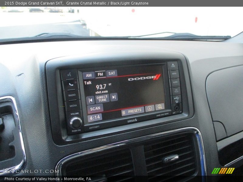 Granite Crystal Metallic / Black/Light Graystone 2015 Dodge Grand Caravan SXT
