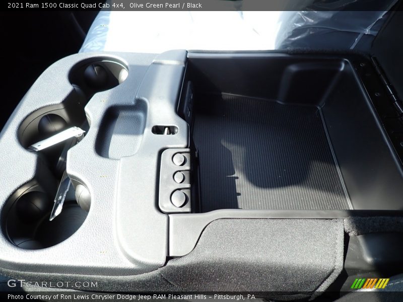 Olive Green Pearl / Black 2021 Ram 1500 Classic Quad Cab 4x4