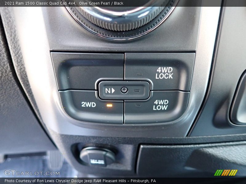 Olive Green Pearl / Black 2021 Ram 1500 Classic Quad Cab 4x4