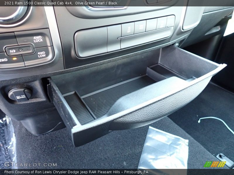 Olive Green Pearl / Black 2021 Ram 1500 Classic Quad Cab 4x4