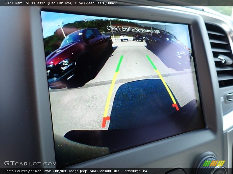 Olive Green Pearl / Black 2021 Ram 1500 Classic Quad Cab 4x4
