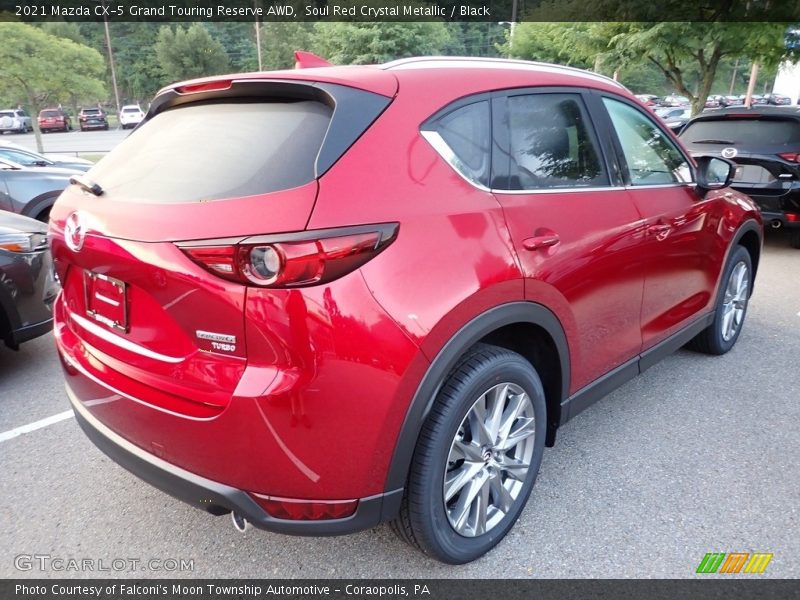 Soul Red Crystal Metallic / Black 2021 Mazda CX-5 Grand Touring Reserve AWD