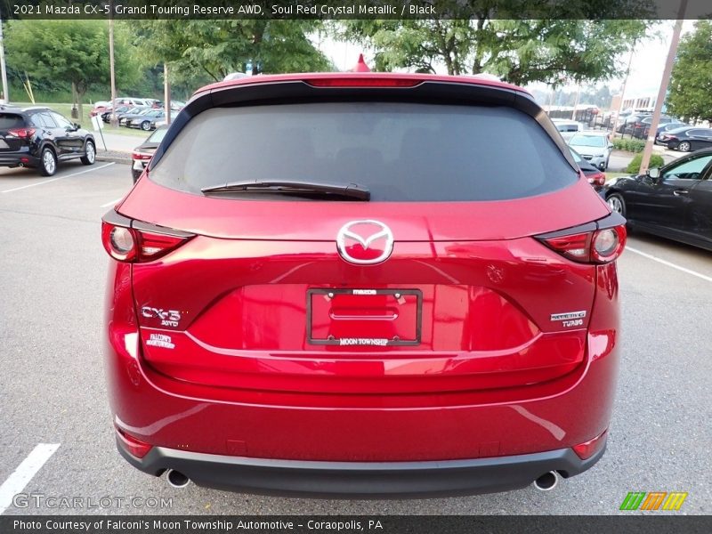 Soul Red Crystal Metallic / Black 2021 Mazda CX-5 Grand Touring Reserve AWD