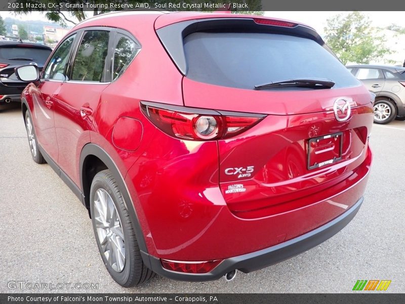 Soul Red Crystal Metallic / Black 2021 Mazda CX-5 Grand Touring Reserve AWD