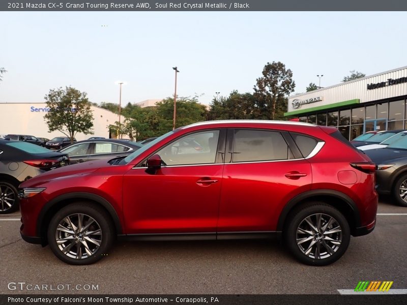 Soul Red Crystal Metallic / Black 2021 Mazda CX-5 Grand Touring Reserve AWD