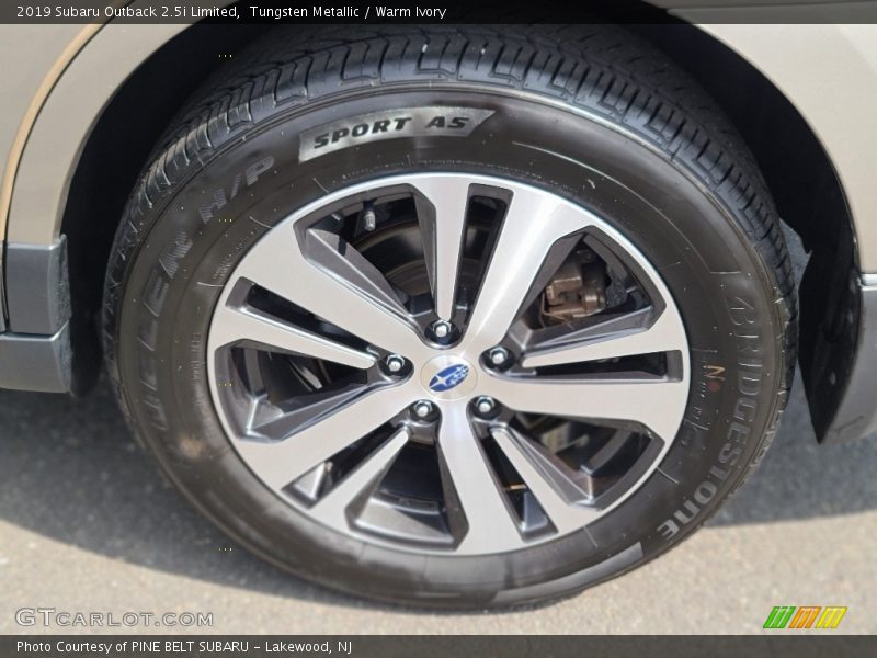 Tungsten Metallic / Warm Ivory 2019 Subaru Outback 2.5i Limited