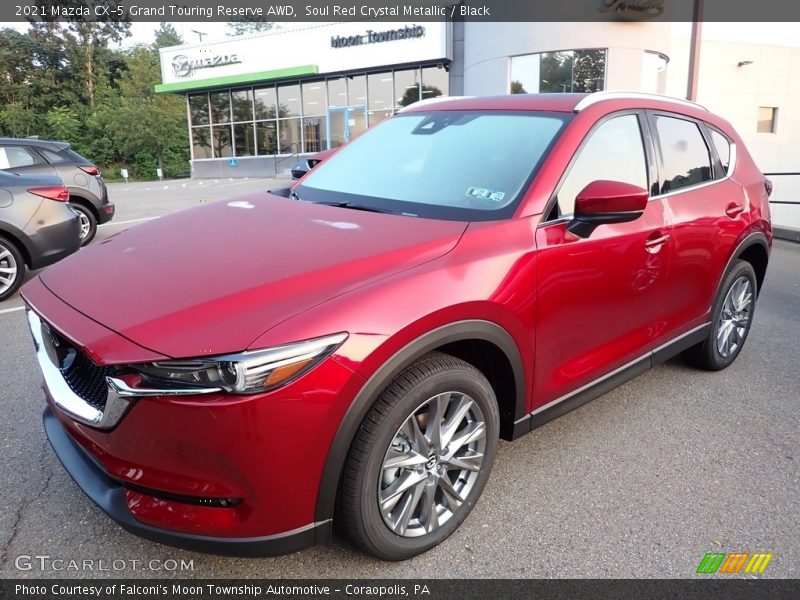 Soul Red Crystal Metallic / Black 2021 Mazda CX-5 Grand Touring Reserve AWD