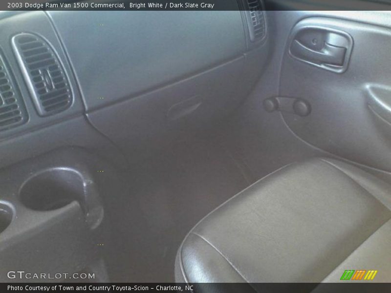 Bright White / Dark Slate Gray 2003 Dodge Ram Van 1500 Commercial