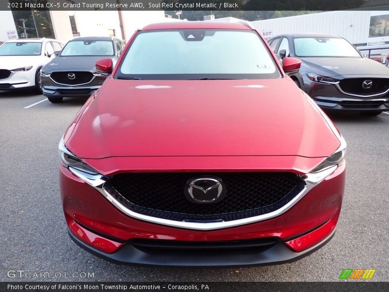 Soul Red Crystal Metallic / Black 2021 Mazda CX-5 Grand Touring Reserve AWD
