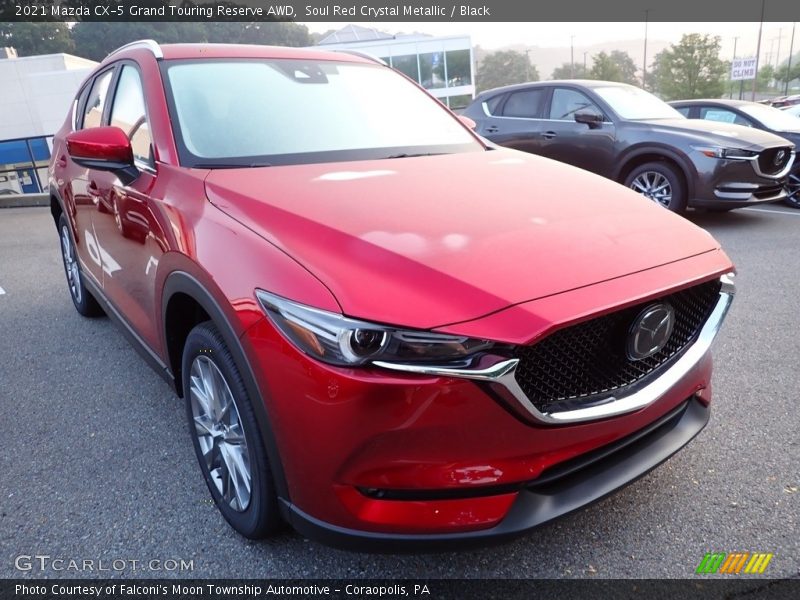 Soul Red Crystal Metallic / Black 2021 Mazda CX-5 Grand Touring Reserve AWD