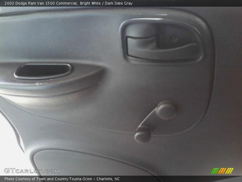 Bright White / Dark Slate Gray 2003 Dodge Ram Van 1500 Commercial
