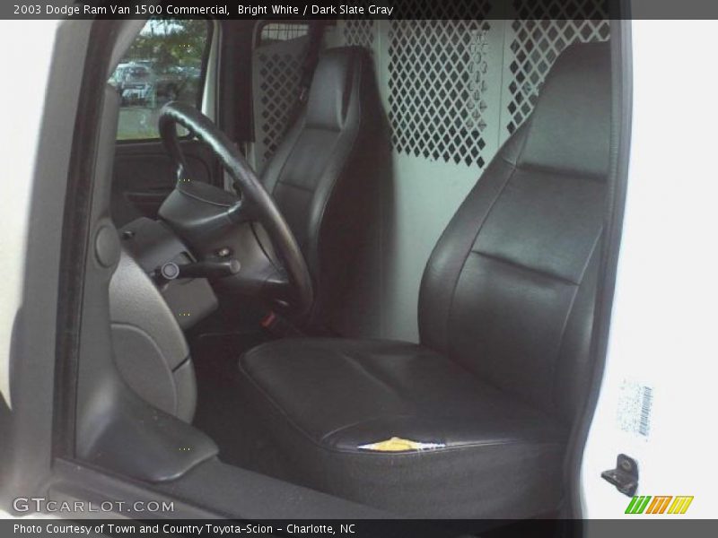 Bright White / Dark Slate Gray 2003 Dodge Ram Van 1500 Commercial