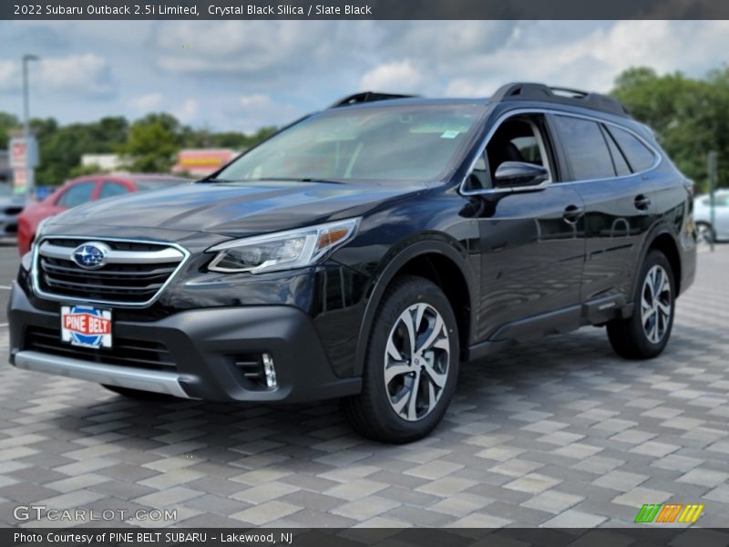 Crystal Black Silica / Slate Black 2022 Subaru Outback 2.5i Limited