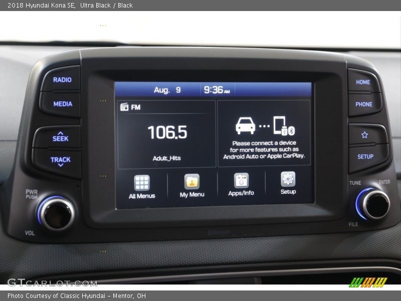 Ultra Black / Black 2018 Hyundai Kona SE