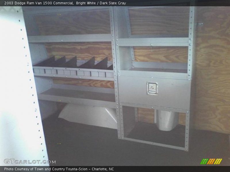 Bright White / Dark Slate Gray 2003 Dodge Ram Van 1500 Commercial