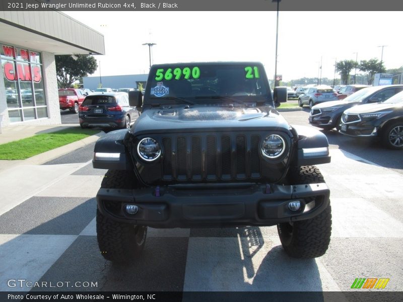 Black / Black 2021 Jeep Wrangler Unlimited Rubicon 4x4