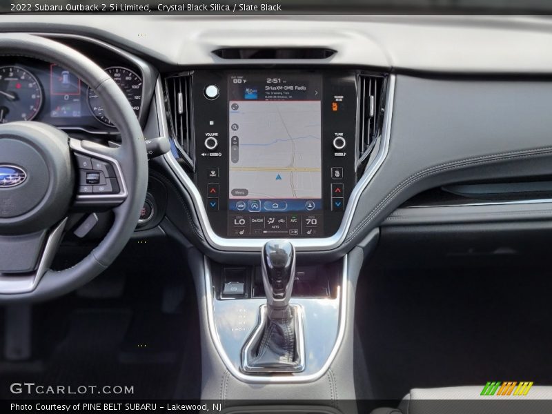 Crystal Black Silica / Slate Black 2022 Subaru Outback 2.5i Limited