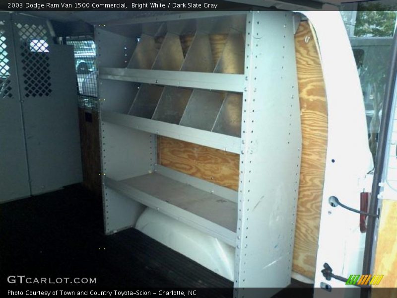 Bright White / Dark Slate Gray 2003 Dodge Ram Van 1500 Commercial