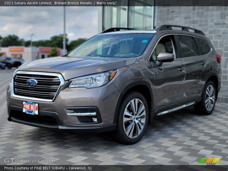 Brilliant Bronze Metallic / Warm Ivory 2021 Subaru Ascent Limited