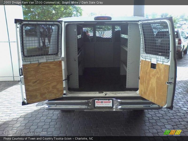 Bright White / Dark Slate Gray 2003 Dodge Ram Van 1500 Commercial