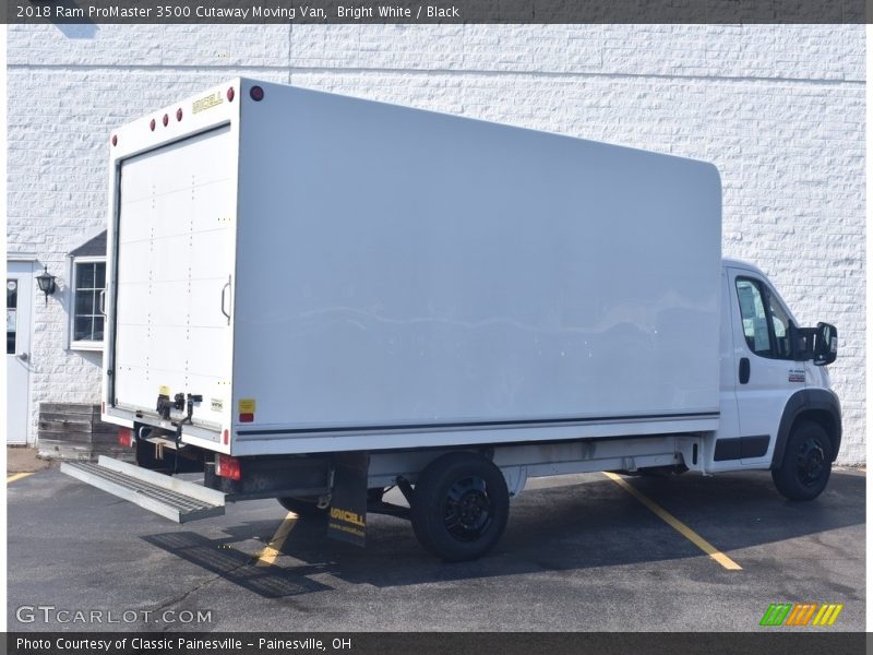 Bright White / Black 2018 Ram ProMaster 3500 Cutaway Moving Van