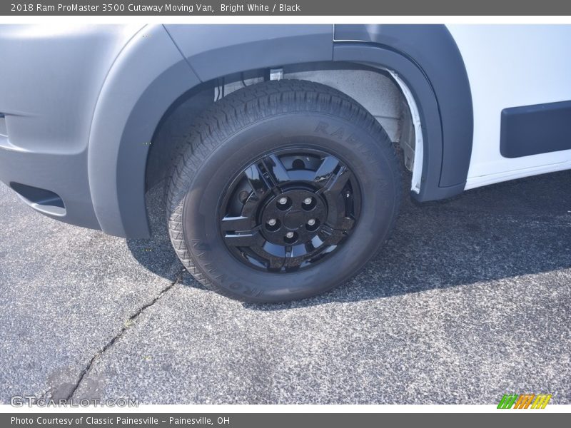 Bright White / Black 2018 Ram ProMaster 3500 Cutaway Moving Van