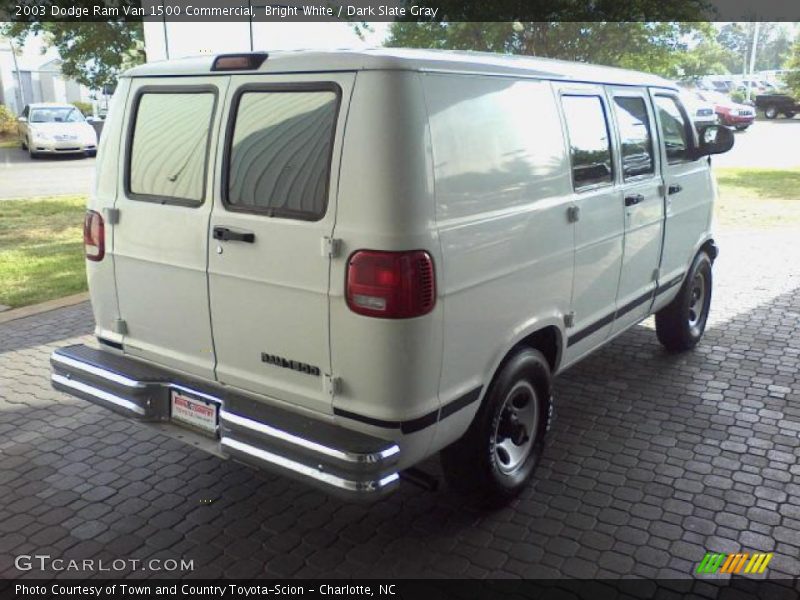 Bright White / Dark Slate Gray 2003 Dodge Ram Van 1500 Commercial