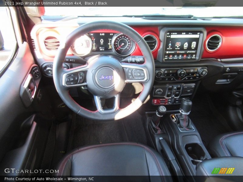 Black / Black 2021 Jeep Wrangler Unlimited Rubicon 4x4