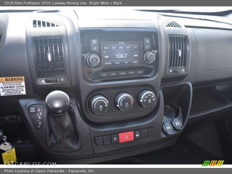 Bright White / Black 2018 Ram ProMaster 3500 Cutaway Moving Van