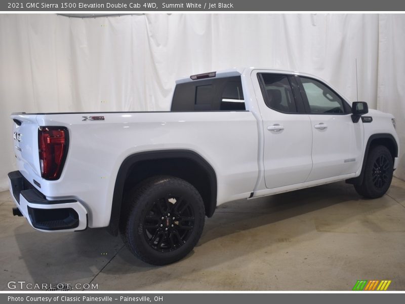 Summit White / Jet Black 2021 GMC Sierra 1500 Elevation Double Cab 4WD