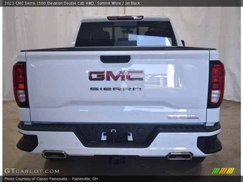 Summit White / Jet Black 2021 GMC Sierra 1500 Elevation Double Cab 4WD