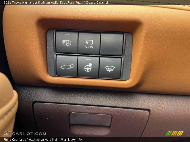 Ruby Flare Pearl / Glazed Caramel 2021 Toyota Highlander Platinum AWD