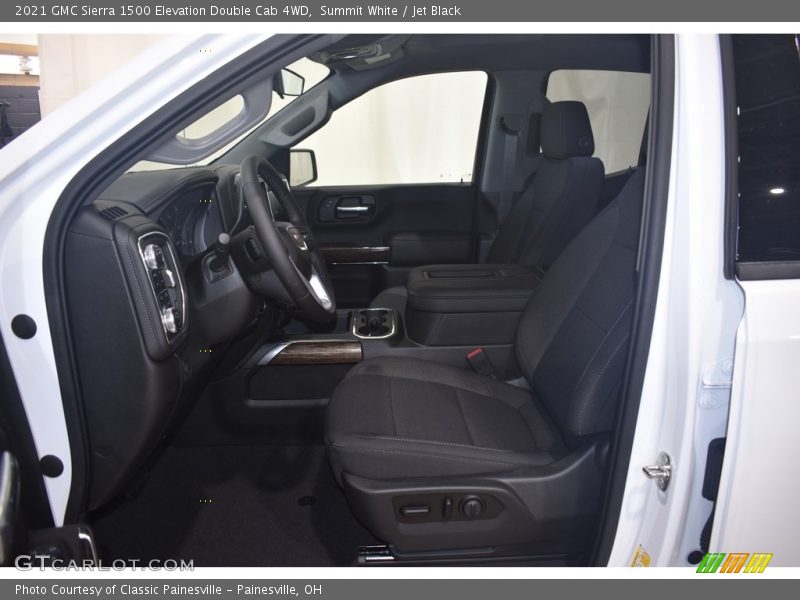 Summit White / Jet Black 2021 GMC Sierra 1500 Elevation Double Cab 4WD