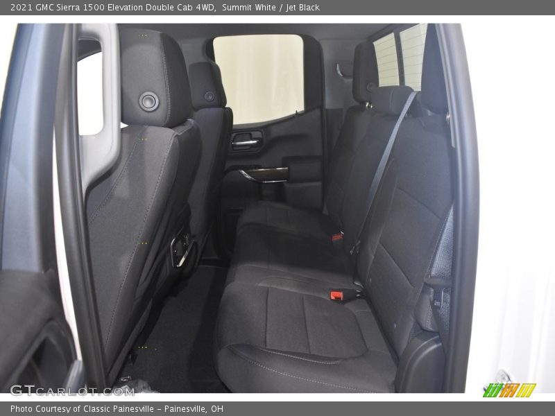 Summit White / Jet Black 2021 GMC Sierra 1500 Elevation Double Cab 4WD
