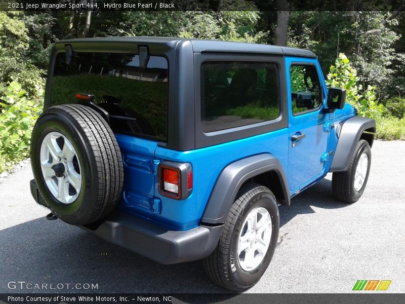 Hydro Blue Pearl / Black 2021 Jeep Wrangler Sport 4x4