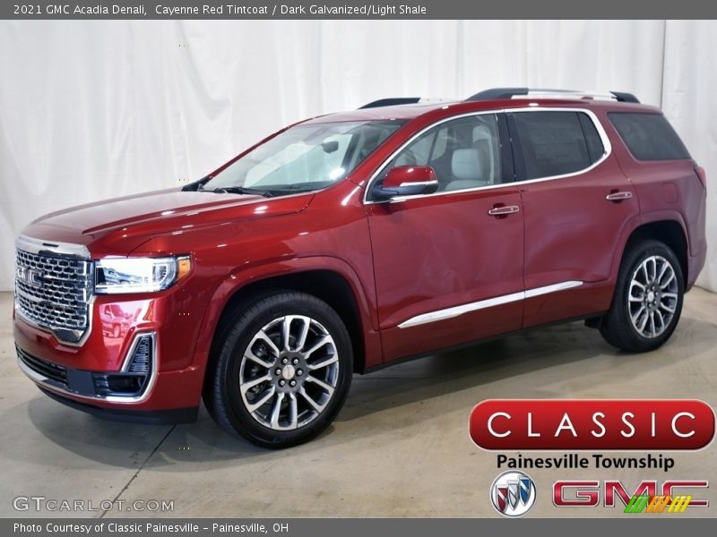 Cayenne Red Tintcoat / Dark Galvanized/Light Shale 2021 GMC Acadia Denali