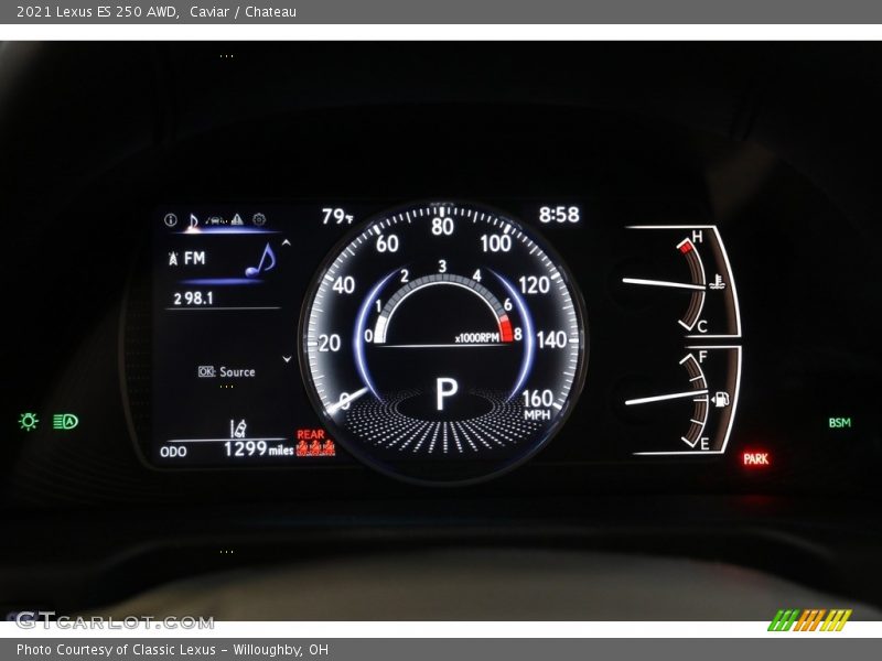  2021 ES 250 AWD 250 AWD Gauges