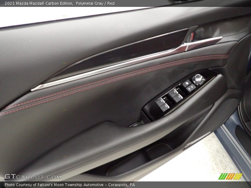 Polymetal Gray / Red 2021 Mazda Mazda6 Carbon Edition