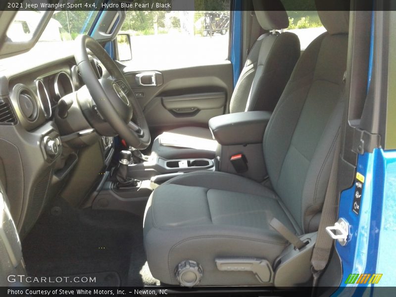 Hydro Blue Pearl / Black 2021 Jeep Wrangler Sport 4x4