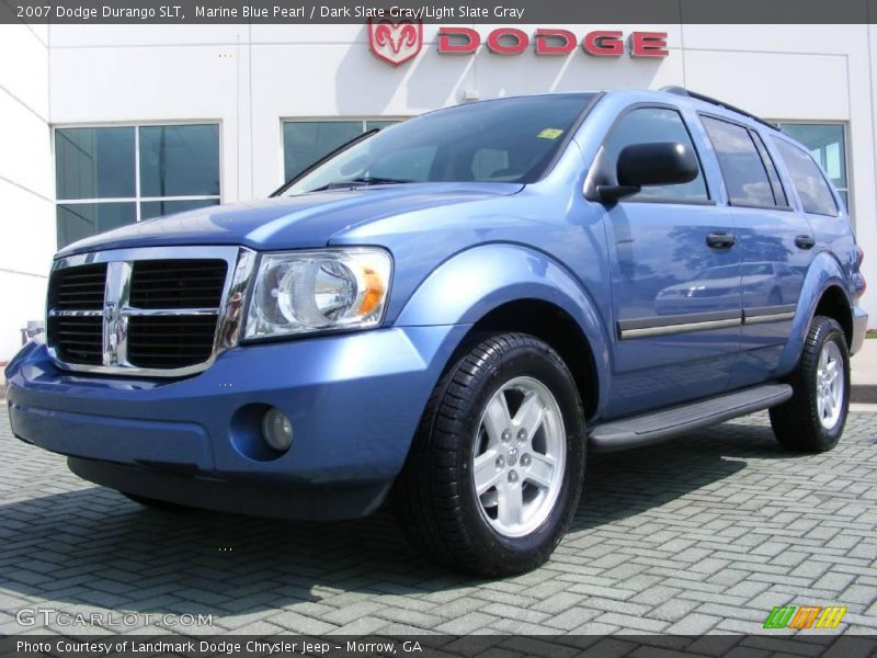 Marine Blue Pearl / Dark Slate Gray/Light Slate Gray 2007 Dodge Durango SLT