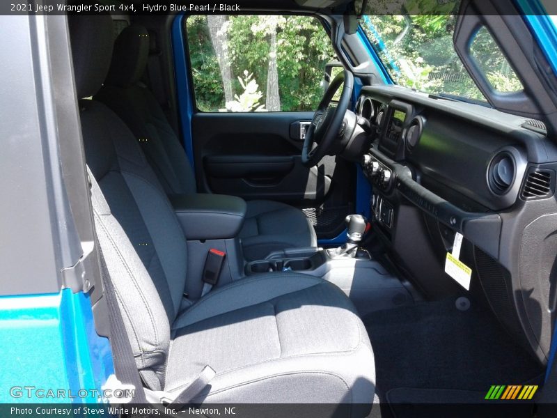 Hydro Blue Pearl / Black 2021 Jeep Wrangler Sport 4x4