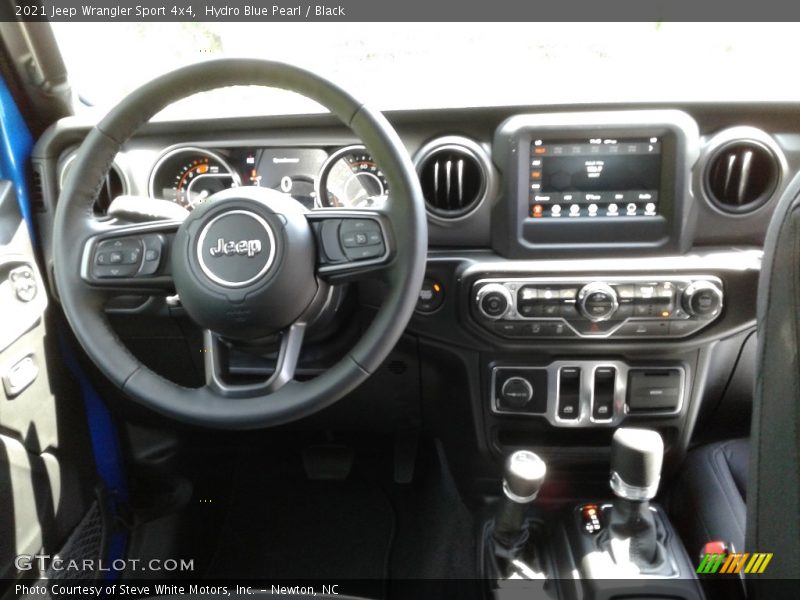 Hydro Blue Pearl / Black 2021 Jeep Wrangler Sport 4x4