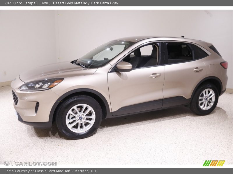 Desert Gold Metallic / Dark Earth Gray 2020 Ford Escape SE 4WD