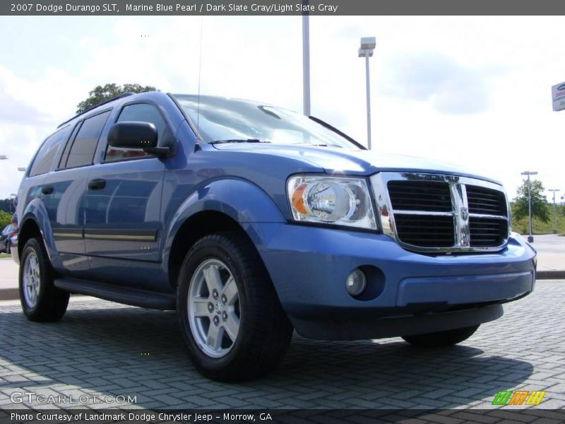 Marine Blue Pearl / Dark Slate Gray/Light Slate Gray 2007 Dodge Durango SLT