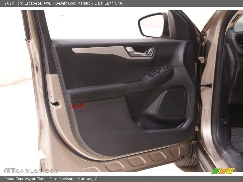 Desert Gold Metallic / Dark Earth Gray 2020 Ford Escape SE 4WD