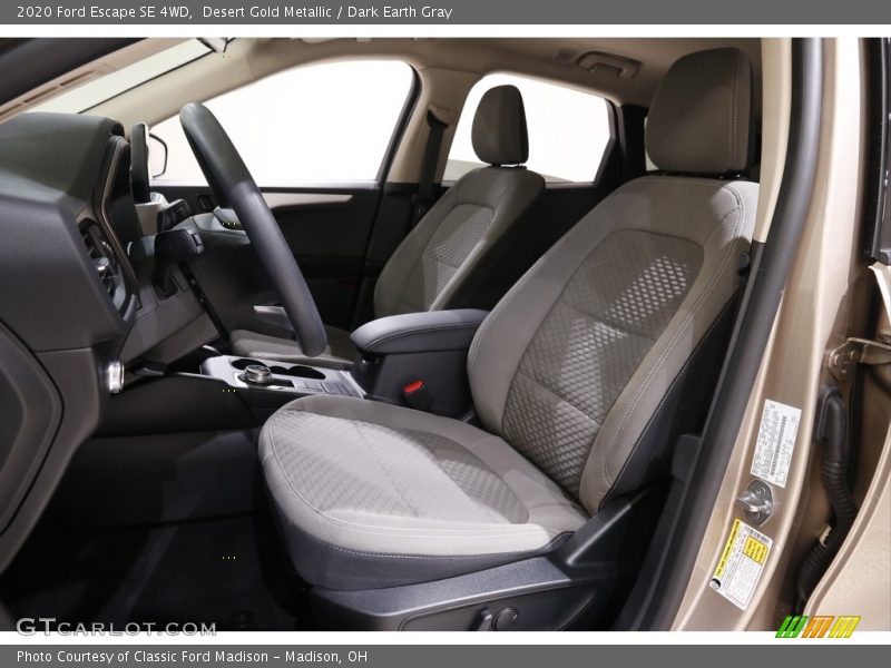 Desert Gold Metallic / Dark Earth Gray 2020 Ford Escape SE 4WD