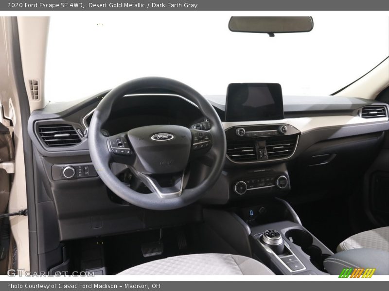 Desert Gold Metallic / Dark Earth Gray 2020 Ford Escape SE 4WD