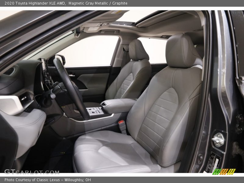 Magnetic Gray Metallic / Graphite 2020 Toyota Highlander XLE AWD