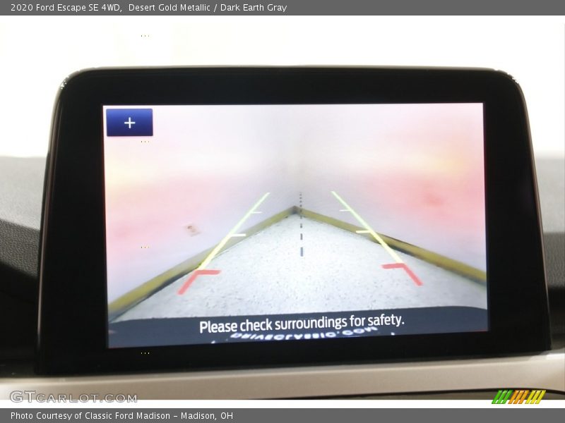 Desert Gold Metallic / Dark Earth Gray 2020 Ford Escape SE 4WD